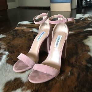 Steve Madden Carson Pink Suede Heels